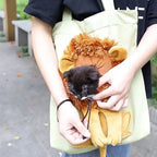 Lion Pop-Out Cat Carrier Tote Bag